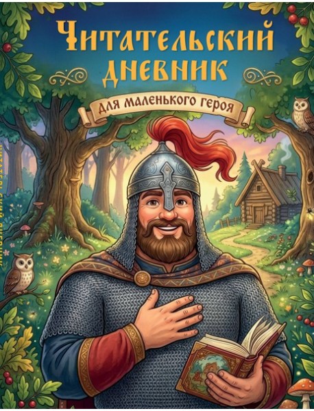 Читательский дневник для начальных классов. Богатырь (32 л., цветной блок)