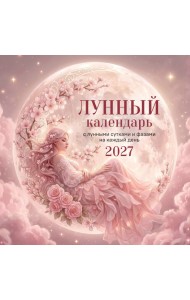 Лунный календарь на 2027 год. Календарь настенный на 2027 год (300х300)