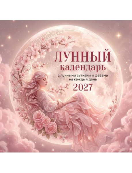 Лунный календарь на 2027 год. Календарь настенный на 2027 год (300х300)